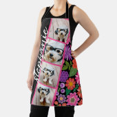 4フォトフィルムストリップ – スクリプト名ファンキー花 エプロン (インサイチュ)