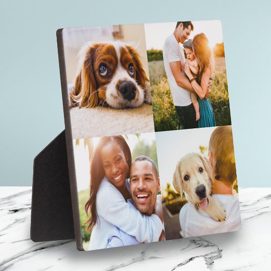 4フォトプラークとスタンドテンプレートエッジプリント フォトプラーク