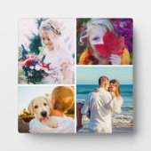 4フォトプラーク(スタンド付き丸い白テンプレート) フォトプラーク (正面)