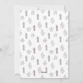 4フォトミニマリストメリークリスマスホリデーカード シーズンカード (裏面)