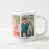 4フォトメリークリスマス祖父母孫 ジャンボコーヒーマグカップ (右)