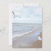 4フォトモダンコラージュタイポグラフィ日付の保存 招待状 (裏面)