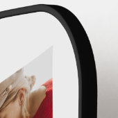 4フォトモダントレンディーシンプルのパーソナライズされた名前 ピックルボールラケット (左詳細)