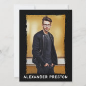 4フォトモデルActor Compカーグランジド5.5x7.5 招待状 (正面)