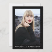 4フォトモモダンデルのアクターCompカード 招待状 (正面)