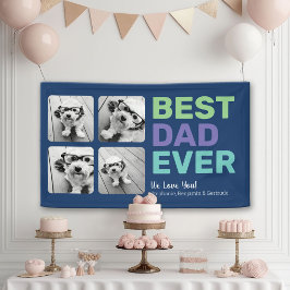 4フォト最高のパパEver – あいさつお洒落つ 横断幕