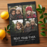 4フォト白黒ミニマル最高のリスト – 年間 キッチンタオル<br><div class="desc">写真やお気に入りの写真を使って、友達と共有するおもしろいを保存する。</div>