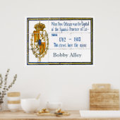 4フランスの分の1タイルカスタマイズ壁 ポスター (キッチン)