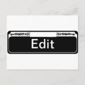 4フランスの分通り記号 ポストカード (正面)