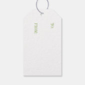 4フレッシュハーブのギフトラベル ギフトタグ (裏面)