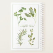 4フレッシュハーブ5.5x8.5プランナー/カレンダー プランナー手帳 (裏面)