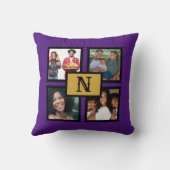 4フレームのモノグラム装飾用クッション クッション (裏面)