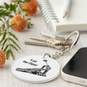 4フロアクリックドラムバスペダルドラムキー キーホルダー (正面右)