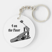 4フロアクリックドラムバスペダルドラムキー キーホルダー (裏面)