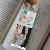 4ブックマークテンプレートの家族写真コラージセット