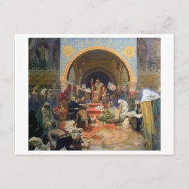 #4ブルガリアのツァルシメオンミュシャ ポストカード