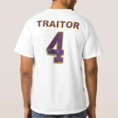 #4ブレット・ファーヴの反逆者(バイキング色) Tシャツ (裏面)