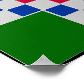 4プレイヤー – チェスラベルボードグリッド（～1"マグネット） ポスター (角)