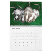 4ベビー変動ネズミの増加 カレンダー (3月 2027)