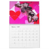 4ベビー変動ネズミの増加 カレンダー (2月 2027)