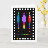 4ペイントブラシグリーティングカード カード (黄色い花)