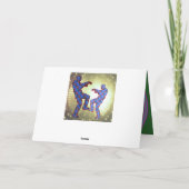 4ページ印刷誕生日バスダックツアーバラゾンビ カード (裏面)