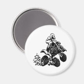 4ホイールクワッドレース マグネット (正面/裏面)