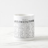 4マグのあたりのCommsのビンゴ コーヒーマグカップ (中央)