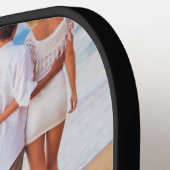 4モダンフォトコラージスクリプト名のカスタム色 ピックルボールラケット (左詳細)