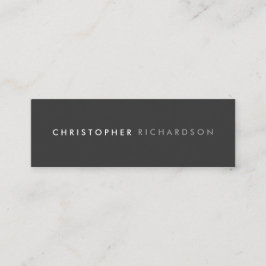 4モダンミニマルスキニー・ビジネス・カード スキニー名刺