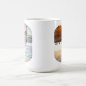 4モダン – 写真コラージュ |家族の休暇の記念品 コーヒーマグカップ (中央)