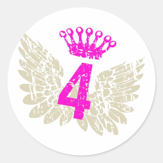 #4ラズベリーウイングス ラウンドシール (正面)