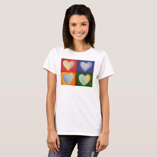 4ラブハートアートカスタムシャツ Tシャツ (正面フル)