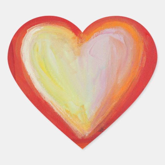 4ラブハートアートカスタムシールデカール ハートシール (正面)