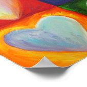 4ラブハート絵画ズのアートポスタープリント ポスター (角)