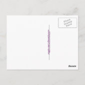 4ラマ色の4ラマ – グラフィックはっきりしたー ポストカード (裏面)