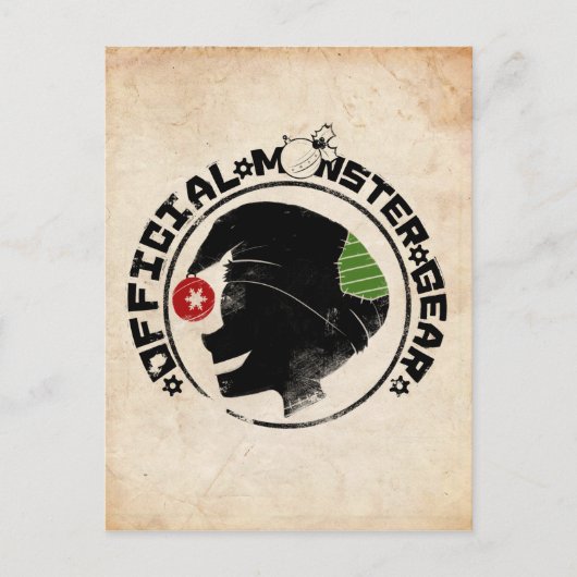 4リトルモンスターズ – ニジェルホリデーロゴ2 シーズンポストカード (正面)