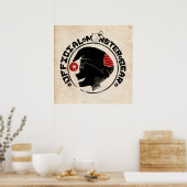 4リトルモンスターズ – ニジェルホリデーロゴ ポスター (キッチン)