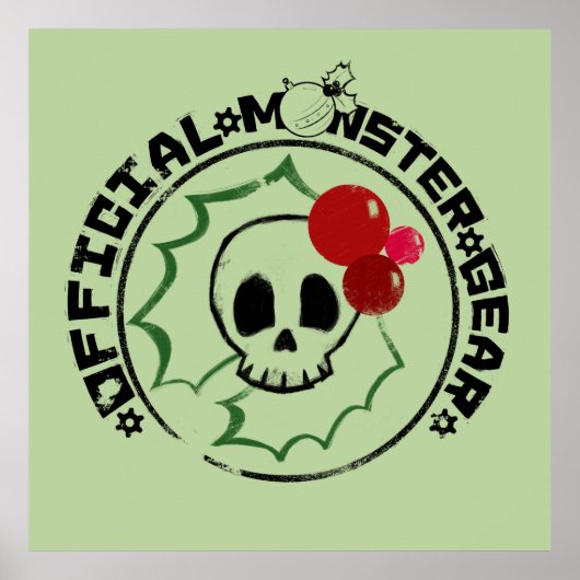 4リトルモンスターズ – ネサホリデーロゴ2 ポスター (正面)