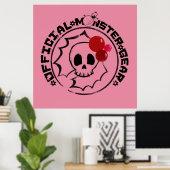 4リトルモンスターズ – ネサホリデーロゴ ポスター (ホームオフィス)