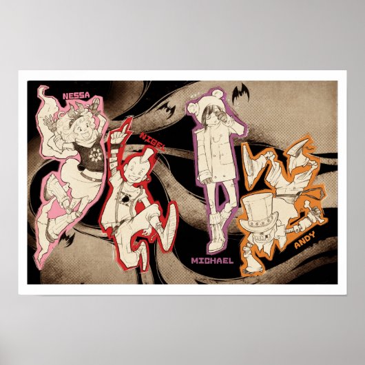 4リトルモンスター – グループ ポスター (正面)