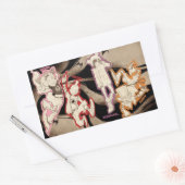 4リトルモンスター – グループ 長方形シール (封筒)