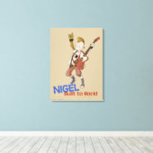 4リトルモンスター – ニジェル キャンバスプリント (インサイチュ (ウッドフロア))