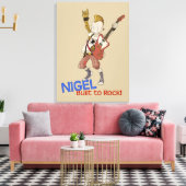 4リトルモンスター – ニジェル キャンバスプリント (インサイチュ (リビング))