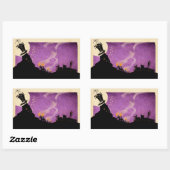 4リトルモンスター – ハロウィーンナイト 長方形シール (シート)