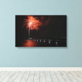 4リングオレンジ キャンバスプリント (インサイチュ (ウッドフロア))