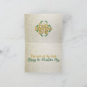 4リーフクローバーセントパトリックスのデイカードを検索 カード (内部)