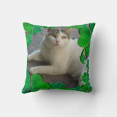 4リーフクローバーフレーム+写真 クッション (裏面)