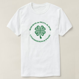 4リーフクローバー – シェナニガンコーディネーター Tシャツ