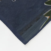 4世代フォトファミリーツリースケッチ雲 フリースブランケット (角)